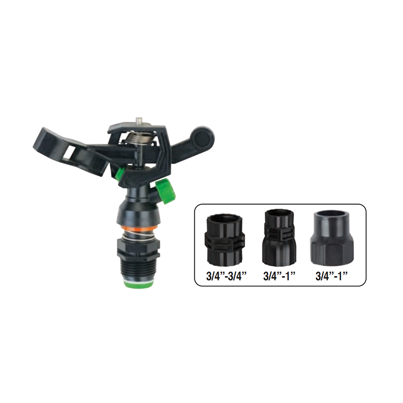 Sistema de irrigação molhando DC-S37 sprinkler de impacto de campo do bocal de 3/4 de polegada