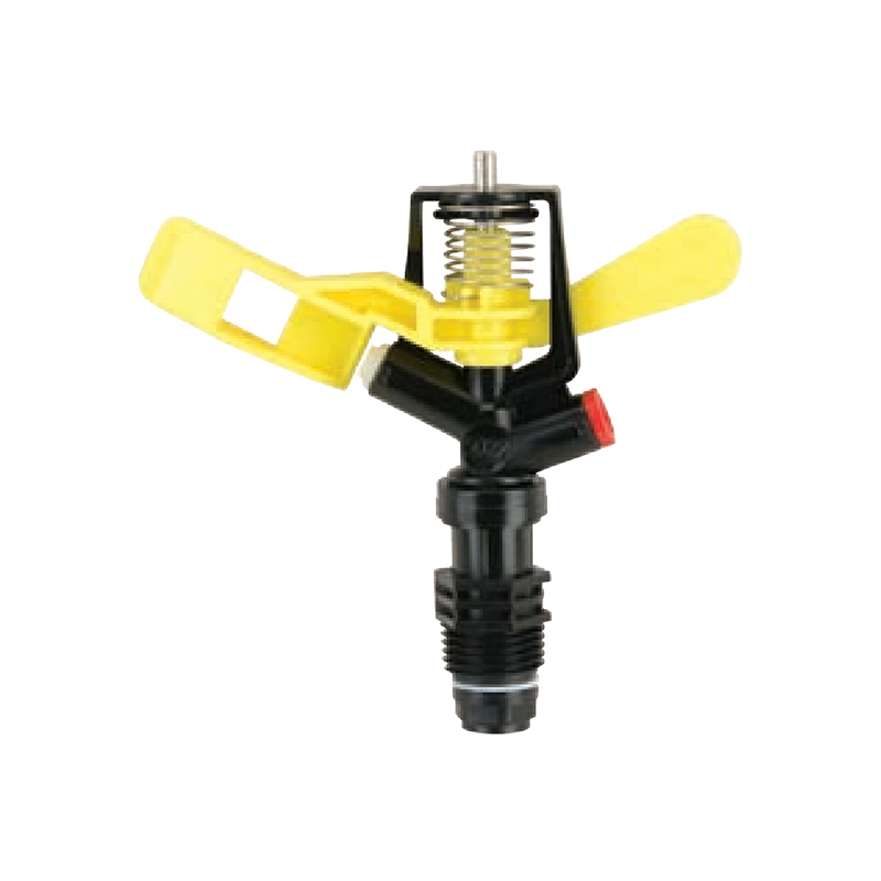 Aspersor de círculo completo de impacto para fazenda de jardim com bico duplo SÉRIE DC-S35