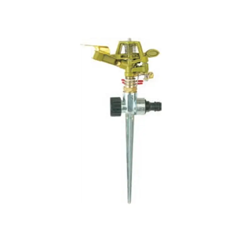 Aspersor giratório móvel principal ajustável do zinco do sistema de irrigação DC-S4